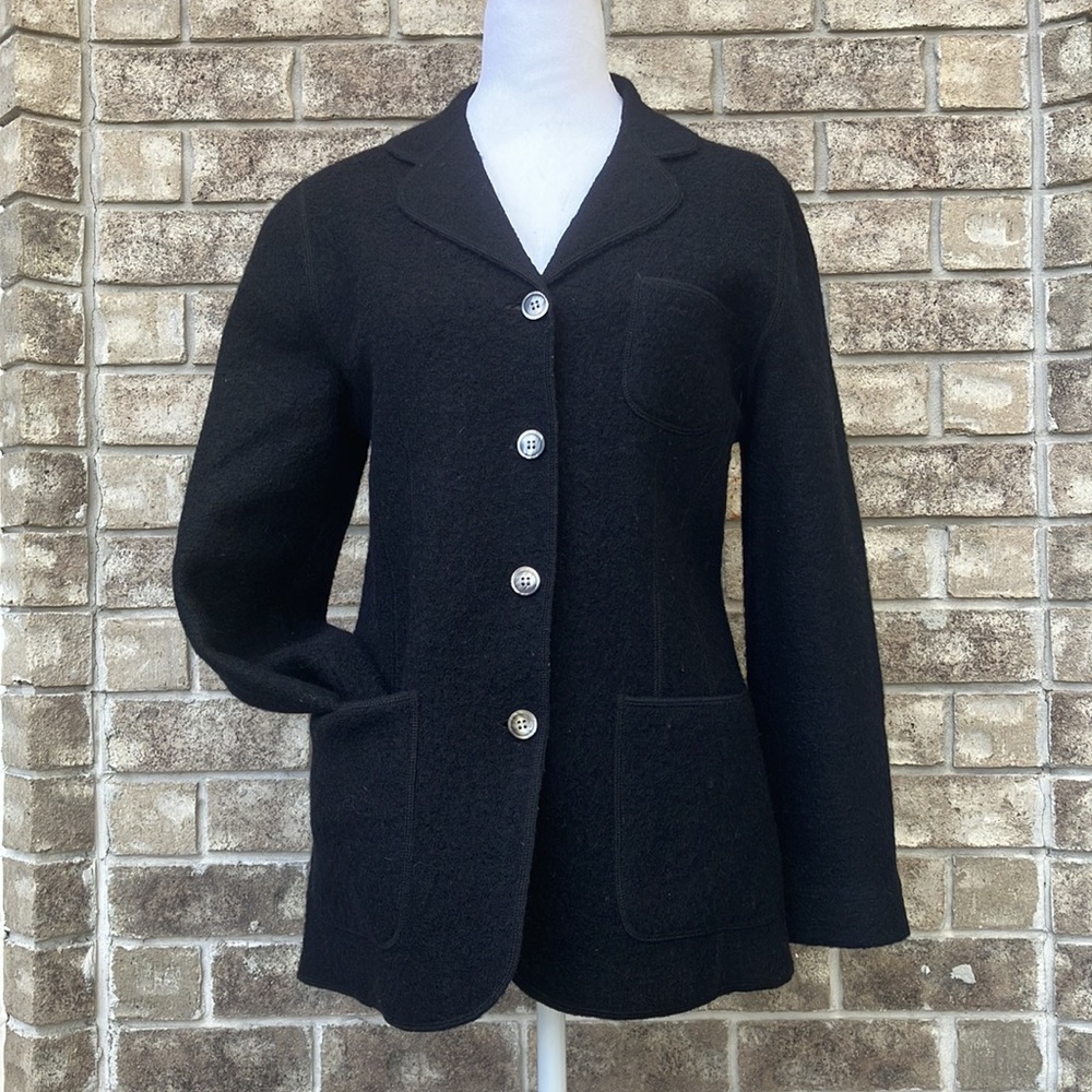 🐑 Jones New York Boiled 100% Wool Blazer